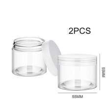 1PC/2PCS/20PCS Sealed Grain Storage Tank, Kitchen Storage Tank With Cover, Household Storage Bottle, Transparent Jewelry Storage Tank, Moisture-Proof PP Empty Bottle, Canned Plastic Tank, Household Storage Tank, School Storage Bottle, Dormitory Storage Bottle - Clear - View 10