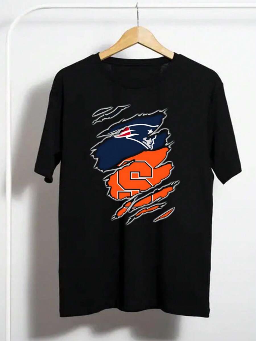 And Syracuse Torn T-Shirt (2) - 黑色 - 查看 1
