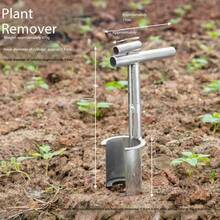 1件金属手持式移栽工具，播种器，耐用，有助于维护花园，挖掘种植穴，适用于播种、移栽幼苗、更换花卉土壤和其他园艺工作 - A - 查看 10