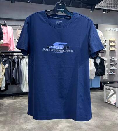 Skechers 女士针织透气休闲短袖T恤，夏季款