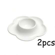 Plum Blossom Egg Cup, Plum Blossom Egg Holder, Creative Mini Tableware, Cute Breakfast Egg Plate - Multicolor - View 7