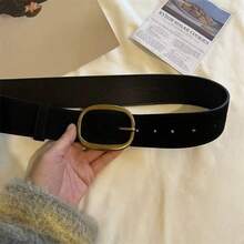 Retro Y2K Style Belt, New PU Leather Belt, Versatile For Jeans And Wide Pants, High-End Feel - A - View 12