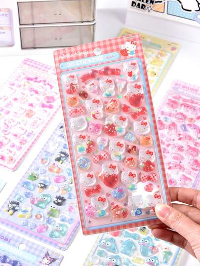 ¡Imprescindible para las redes sociales! Estos adhesivos 3D de resina pura con relieve presentan adorables gotas de agua transparentes y brillantes y patrones de animales, perfectos para decorar diarios DIY, álbumes de fotos, envoltorios de regalos y talla grande. El brillo único de la resina realza el efecto decorativo. Estos adhesivos también son excelentes pequeños regalos para amigos y niños.