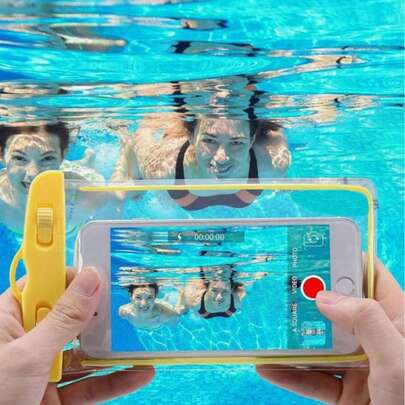 Universal Waterproof Phone Pouch, Waterproof Phone Case, Compatible With IPhone 14/13/12/11 Pro Max/XS Plus, Compatible With Samsung Galaxy S22/S23 Phones (Up To 7.0 Inches), 3D Waterproof Phone Dry Bag