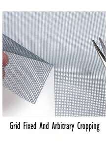 Fiberglass Window Screen Mesh, DIY Window Screen Replacement, Durable & Tear-Resistant, Mosquito & Fly Proof Door & Window Screen - Grey - View 7