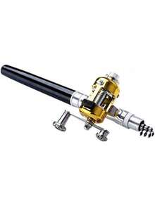 1 Cần câu mini cầm tay - Cần câu hợp kim nhôm hình bút, có thể gập lại, dài 1 mét, kèm máy cuốn dây tự động - Công cụ đa năng dùng để phòng chống lũ lụt/câu cá/sinh tồn ngoài lưới điện - Vật dụng thiết yếu cho xe RV, dụng cụ kim loại tiêu chuẩn, bộ dụng cụ khẩn cấp ngoài trời, công cụ sinh tồn nhỏ gọn, vật dụng cần thiết để chuẩn bị ứng phó thảm họa. - Nhiều màu - Xem 13