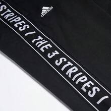 Adidas 男女通用针织慢跑裤，休闲运动训练裤，带保暖内衬，IK7340 - 黑色 - 查看 4