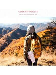 1 chiếc Túi đựng cốc cách nhiệt dung tích lớn 40oz có trang trí bằng đá Rhinestone, Túi đựng cốc đa năng có thể điều chỉnh cho các hoạt động ngoài trời Bình đựng nước - Nhiều màu - Xem 9