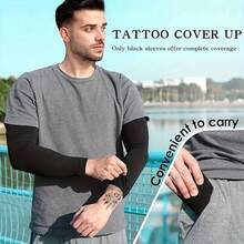 1 Pair Breathable Arm Sleeves, Unisex, UV Protection Quick Dry, Suitable For Outdoor Sports Like Hiking, Running, Cycling, Driving And Basketball - Multicolor - View 5