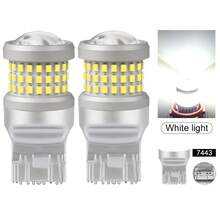 TOAUTO 2 bóng đèn LED ô tô 20W 3000LM Canbus 144SMD BA15S BAU15S BAY15D 3156 3157 7440 7443 dùng cho đèn xi nhan trước sau, đèn phanh, điện áp 12V, màu trắng, đỏ, vàng. - A - Xem 29