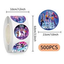 500pcs Cute Cartoon Stickers, Suitable For Phone, Computer, Water Bottle, Gift Packaging - Multicolor - View 9