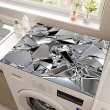 1pc, 2D Flat Protective Cover, Fashionable And Easy To Clean, Suitable For Any Kitchen, Washing Machine, Dryer, Furnace Panel Protective Device And Glass Furnace Cover - Multicolor - View 16