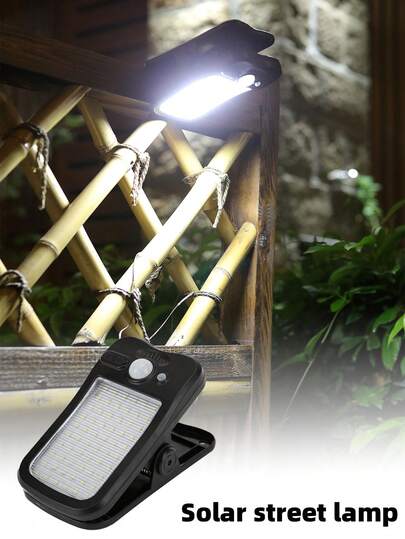 60 luces LED solares con sensor de movimiento, 3 modos, IP44 a prueba de agua para iluminación exterior en jardín, garaje, patio, escaleras