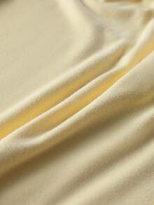 黄色纯色露背修身吊带背心，女士休闲上衣，适合海滩、居家、夏季日常穿着 - 黃色 - 查看 10