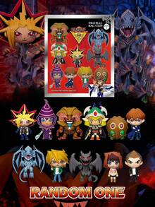 Officially Licensed Yu-Gi-Oh! 3D Character Blind Box Pendant Keychain Collectible Bag Charm Set, Crunchyroll Anime Merchandise - Multicolor - View 2