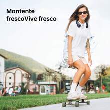 JISULIFE - Ventilador de cuello portátil, manos libres, sin hoja, 5 velocidades, 4000 mAh, funciona con pilas, giratorio, recargable, regalo para mujeres y hombres - Estilo de cuello - Ver 6