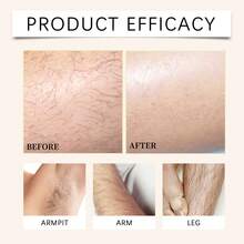 OceAura 100g Moisturizing Hair Removal Cream | Plant-Based Soothing Formula | Suitable For Sensitive Skin | 24-Hour Long-Lasting Moisturizing | Suitable For Face/Body/Intimate Areas | Leaves No Residue After One Shave | Body Care - Camel - View 4