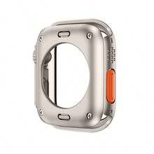 Titanium Alloy Screen Protector Case, Front And Back Cover Compatible With Apple Watch Series 9/8/7/6/5/4, Series S10/11 SE 2, 45mm 41mm 44mm 40mm - Multicolor - View 2