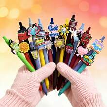 1/6/12/18 Pcs Book Lover Gift Set Fun Pens Inspirational Appreciation Gift For Book-Loving Teachers, Students, And Readers Ballpoint Pens Graduation Reading Club Gathering Gift,School And Office Supplies - Reader - View 2