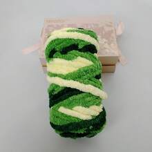 CLSUPER 500g/17.64oz/1.1lb Extra Thick Chenille Gradient Tie-Dye Yarn, Suitable For Arm Knitting, Beginner Handmade, Extra Thick Soft Giant Yarn, Suitable For Crochet And DIY Blankets, Multi-Color - Multicolor - View 28