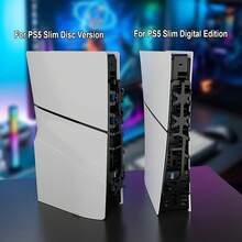 Upgraded Cooling Fan For 5 (P5) Game Console. Equipped With 3 High-Speed Cooling Fans | Blue LED Lights | USB 2.0 Transfer Port | Easy Installation | Improve Heat Dissipation Efficiency, Extend P5 Lifespan, Suitable For Gamers - View 5