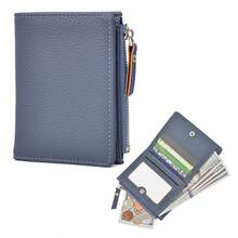 New Fashion Short Wallet, Large Capacity Men's Japanese Style PU Wallet With Zipper Coin Pocket & Card Slots - Multicolor - View 10