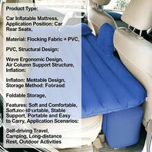 Don Feliz Car Air Mattress – Your Portable Resting Space For Travel, Adventures, And Naps On The Go - 灰色 - 查看 6