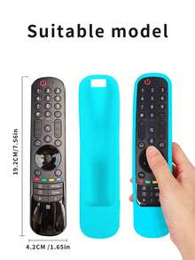 1pc Silicone Anti-Drop Protective Case For TV Remote Control, Suitable For MR21GA/MR21GC/MR23GA,Mother's Day Gift,Bedroom Decor,Garden,Kitchen Decor,Summer,Beach,Travel Essentials,Room Decor,Squishy,Graduation - Multicolor - View 2