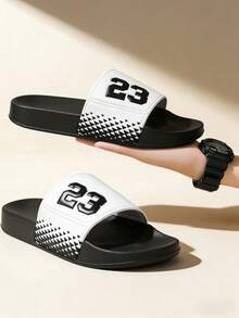 All Season Indoor Slippers, Couples Slippers, Campus Style Bathroom Slippers, Dormitory Slippers, Outdoor Beach Slippers - White - View 8