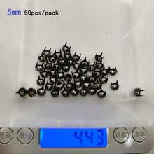 50/100pcs/Pack 3-10mm 4 Claw Cone Spike Rivets Studs Spots Nailhead Punk Rock DIY Leather Craft For Clothing Bag Shoes Parts Decoration - A - View 49