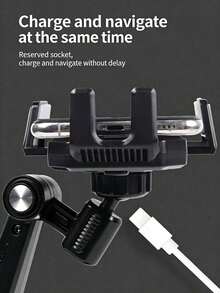 360° Rotatable Car Phone Mount, Suction Cup Phone Holder With Adjustable Arm, Anti-Slip Silicone Pad, Universal Dashboard & Windshield Car Phone Holder For All Smartphones - Car Phone Holder - View 4