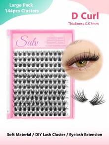 Sulv 144pcs Eyelashes Cluster 8-20mm To Choose DIY Lash Extensions False Lashes Lash Clusters For Self Application At Home - View 1