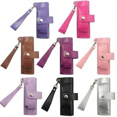 8 Colors Anti-Drop PU Leather Protective Case, Suitable For IQOS ILUMA ONE, E-Cigarette Protective Cover Accessory, Smoking Accessory