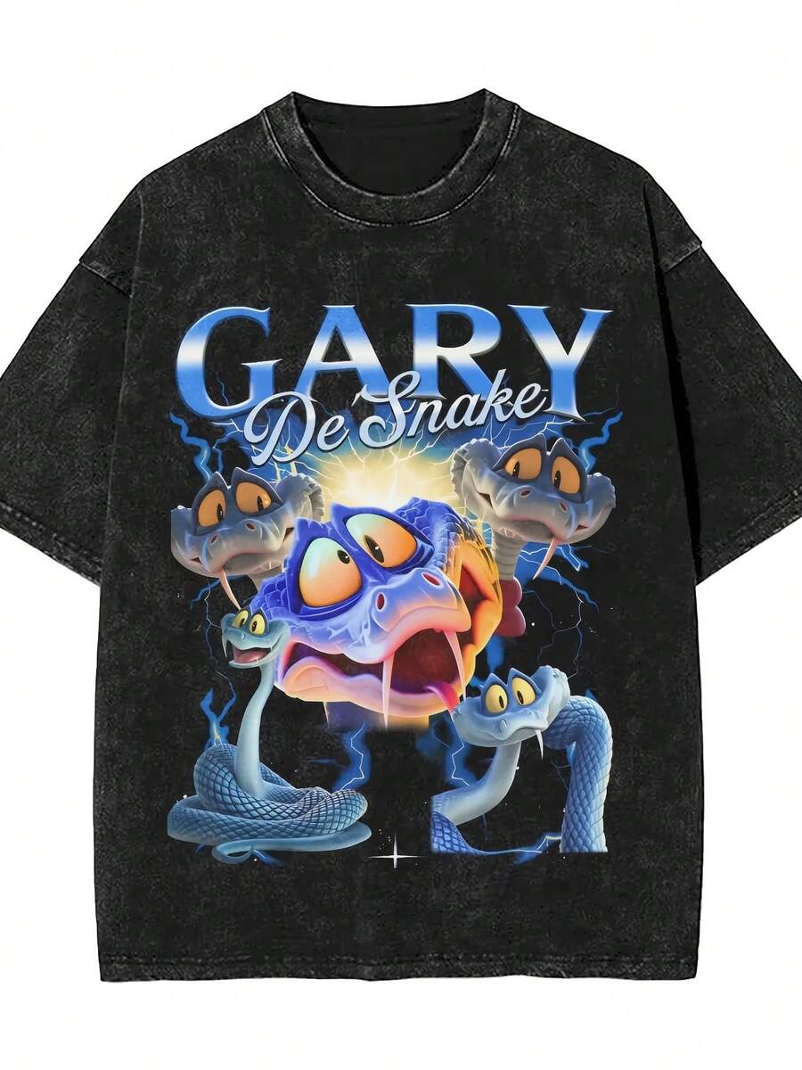 Zutopia 2 Nick And Judy  T-Shirts Excel T-Shirts Short-Sved O-Neck T-Shirts 100% Cotton Plus-Size Clog - Black - View 1