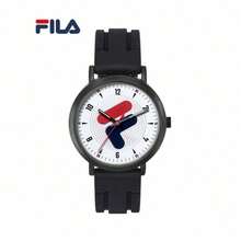 FILA 38-6544 大Logo硅胶石英表 38毫米表盘 30米防水 学生情侣运动腕表 - 均碼 - 查看 10