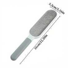 汽车座椅清洁刷，双面宠物毛发去除器，手动静电粘毛刷，适用于猫毛、衣物、沙发、家具、地毯清洁 - 清潔刷 - 查看 3