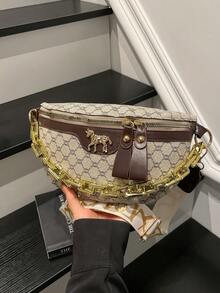 Bolso de pecho, bolso de cintura, bolso cruzado con correa de hombro única y de alta calidad, moda 2026 para mujeres - Multicolor - Ver 13