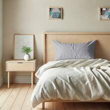 Ecommerc3 Pillowcase Pack Of 2, Cotton, 45x100 Cm, Flap Closure, Wide Variety Of Colors - 銀灰 - 查看 7