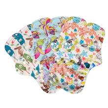 6Pcs Sanitary Pad Reusable Washable Cloth Menstrual Pads Panty Liners Reusable Menstrual Pads Bamboo Charcoal Menstrual Heavy Incontinence Pads |Sanitary Pads - 6 Items - View 15