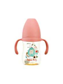 PPSU Baby Bottle With Handle, Anti-Colic Design, 180ml/320ml, Lightweight & Shockproof, 360° Gravity Straw Bottle, Suitable For 0-24 Months Babies - Multicolor - View 7