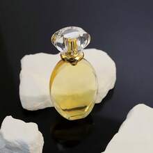 1pc,50ml Empty Perfume Bottle – Transparent Screw Neck Oblong Refillable Atomizer With Fine Mist Sprayer & Gold Cap, Ideal For Travel & Gifting - 50ml Elongated Oval - View 6