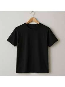 Set Of 3 Men's 100% Cotton T-Shirts - Basic, Lightweight And Cool T-Shirts For Summer And Everyday Wear - Trắng/Đen/Xanh hải quân - Xem 3