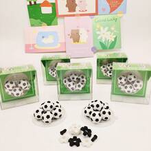 新奇足球造型橡皮擦，可拆卸足球橡皮擦，学生文具礼品和奖品 - 彩色 - 查看 5