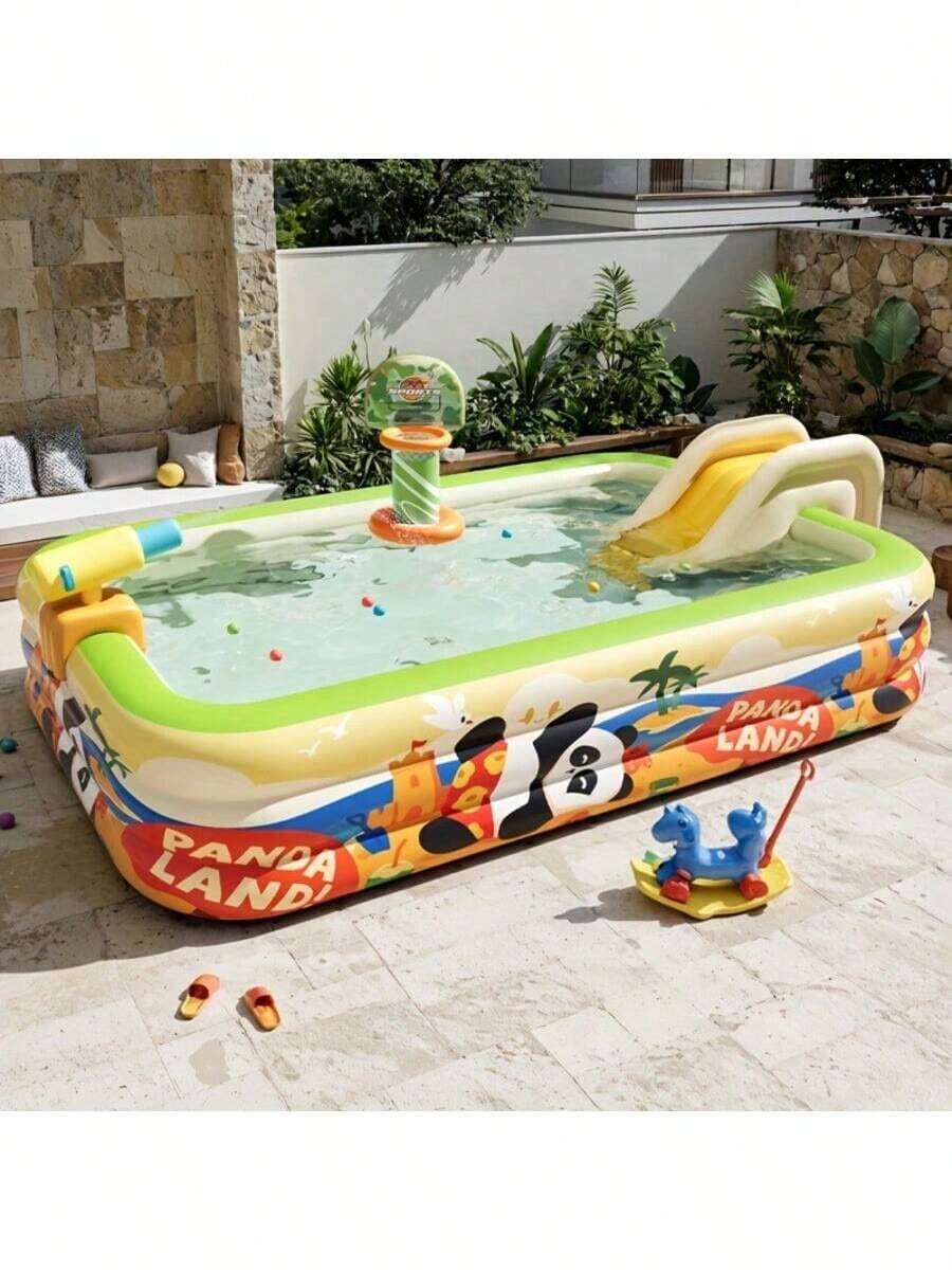 2026 New Large Inflatable Swimming Pool, Foldable, Suitable For Backyard Water Fun - A - View 1