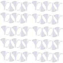 5/10/50pcs Mini Transparent PP Funnels, Suitable For Liquid Packaging And Filling Of Cosmetics, Toners, And Toiletries, As Well As Laboratory Liquid Packaging And Outdoor Camping Seasoning Packaging - View 6