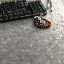 Bộ 4/6/8 tấm lót tủ lạnh và tủ bếp, có thể cắt tỉa, dễ vệ sinh, chống thấm nước, chống trơn trượt, vật dụng thiết yếu cho gia đình, dễ lau chùi bằng khăn ướt. - giống như viên sỏi - Xem 7