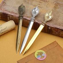 Unopened Letter Opener - Vintage European - A Portable Prop For Journaling - Featuring A Seal Breaker, A Paper Cutter, And A Birthday Gift - 花金刀 - 查看 5