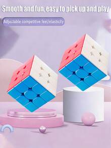Đồ chơi khối lập phương ma thuật mini 3x3x3 bằng sợi carbon, dành cho người mới bắt đầu, chất lượng cao, mịn như lụa, cổ điển 3x3xbe, đồ chơi giải đố màu sắc giúp giảm căng thẳng và giải rubik nhanh - Nhiều màu - Xem 16
