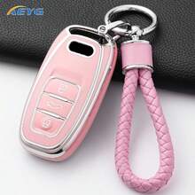 Brand New TPU Car Key Fob Cover, Fit For Audi A1 A3 A4 A5 A6 A7 A8 Quattro Q3 Q5 Q7 S4 S5 S6 S7 S8 R8 TT Key Shell Protective Accessory - Audi a - View 5