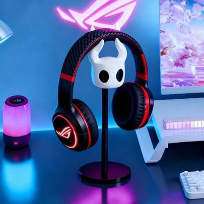 Soporte para auriculares de Hollow Knight, estante de almacenamiento de escritorio, soporte de exhibición universal, accesorio decorativo